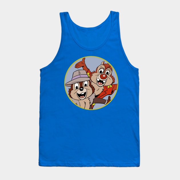 Chip 'n Dale: Rescue Rangers Tank Top by Black Snow Comics